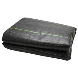 No Brand - Toile de Paillage Contre Les Mauvais Herbes 100x1m en Fibres de Polypropylène Tissées Anti-UV 105g/m2, noir