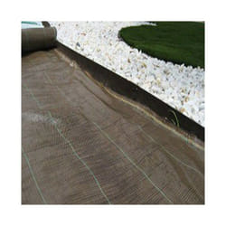 No Brand - Toile de Paillage Contre Les Mauvais Herbes 10x1,25m en Fibres de Polypropylène Tissées Anti-UV 105g/m2, marron