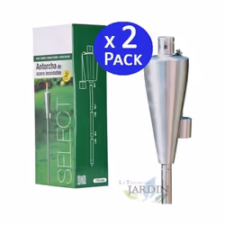 Select Torche Inox 115 cm (Pack 2) Les torches en acier inoxydable sont une façon élégante et exclusive d'éclairer les nuits ...