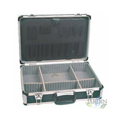 Boîte outils vide en aluminium et pvc 46x33x15 cm