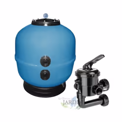 Kit filtre purificateur de piscine Kit de filtre purificateur de piscine 1 1/2 avec vanne de sélection incluse. Filtre à sabl ...