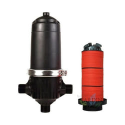 Filtre à anneau 2'' pour tuyaux 63mm. Modèle haute capacité de filtration 30 m3/h, Anneau en metal