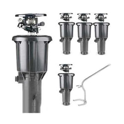 Rain Bird - Lot de 5 Arroseur agricole à impact MaxiPaw 1/2'' et 3/4'', Portée 6,7 à 13,7m, angle réglable + Clé