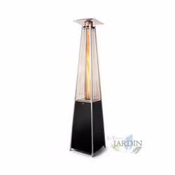 Poêle de terrasse - Orbegozo - Pyramidal - Gaz butane-propane - Puissance 13000W - Fini noir