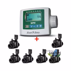 Kit de programmation WPX6 Programmateur 9V avec 6 zones d'irrigation qui vous permet de contrôler votre irrigation automatiqu ...