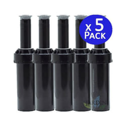 Lot de 5 Diffuseur d'arrosage Toro LPS215 avec buse réglable, portée 4,5 m, Tuyère d'irrigation hauteur de tige 5 cm