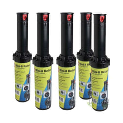 Toro - Lot de 5 Arroseur MINI8. Turbine portée de 6 à 10,7 mètres. Filetage femelle 1/2'' Arrosage professionnel de jardin