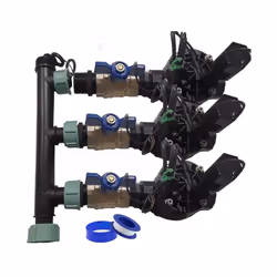 Système d'irrigation automatique pour jardin 3 zones avec électrovanne Rain Bird HV 1 9v Kit d'installation pour systèmes d'i ...