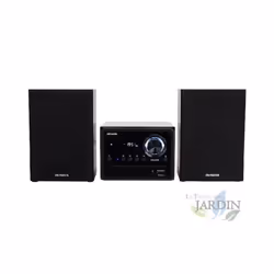Microchaîne Hi-Fi - AIWA - Aiwa - Bluetooth - CD - USB - Radio FM - Noir