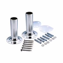 Ancrage amovible avec platine pour échelles de piscine en tube Ø 43 mm Ancrage amovible avec plaque pour échelles de piscine ...