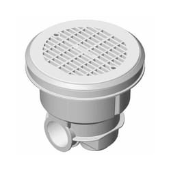 Astralpool - Bonde de norme sans inserts pour piscines, grille plate, blanc