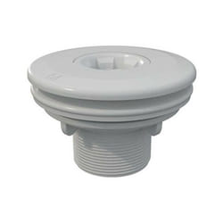 Astralpool - Buse standard pour piscines liner, connexion externe filetage mâle 2'' blanc