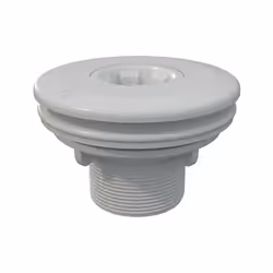 Buse Norm pour piscines préfabriquées, raccord externe filetage mâle 2, couleur blanche Buse Norm pour piscines liner et préf ...