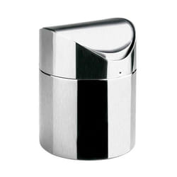 Lacor - Poubelle de table en acier inoxydable, 12x16 cm