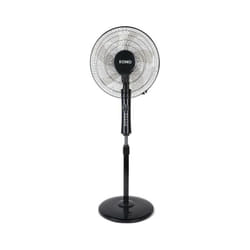 Romo - Ventilateur sur pied 60w à 3 vitesses et Oscillation, RO-VP60W, noir
