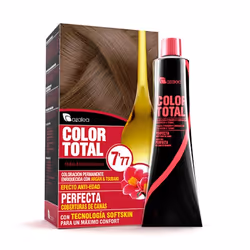 Azalea Cosmetics Color Total 7.77 Rubio Marrón Intenso, Marron, Rubio Marrón Intenso, Femmes, Tous types de cheveux, Maintien ...