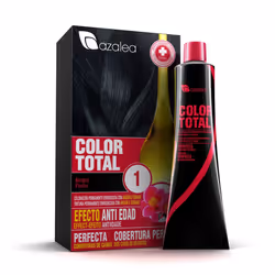 Azalea Cosmetics Color Total 1 Negro, Noir, Negro, Femmes, Tous types de cheveux, Maintien de la couleur, Longue durée, Tube