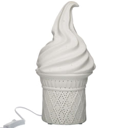 Versa Lampe de bureau Ice Cream 25W Porcelaine (13,7 x 27 x 13,7 cm)