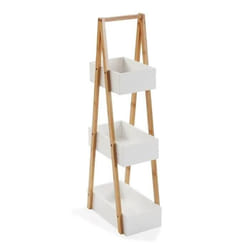 Versa Etagère de salle de bains Bambou Bois MDF Bois MDF/Bambou (18 x 81 x 30 cm)
