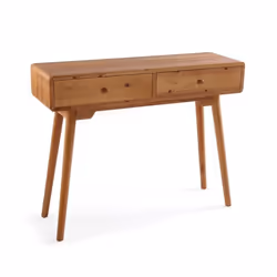 Console - VERSA - Bois - 78 x 30 x 100 cm - Marron - Style Campagne