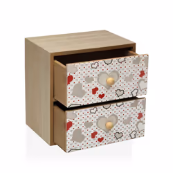 Versa 21920170 coffret à bijoux, pochette et boîte de rangement