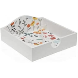 Versa Porte-serviettes Selene Bois MDF 18 x 7 x 18 cm
