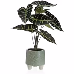 Versa Plante décorative Métal Céramique polystyrène Plastique 30 x 46 x 34 cm