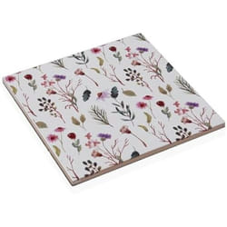 Dessous de plat - VERSA - Sansa - Céramique - Multicolore - 15 x 07 x 15 cm