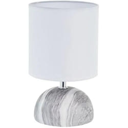 Versa Lampe de bureau Noir Céramique 14 x 23,5 x 14 cm