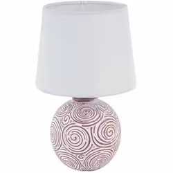 Versa Lampe de bureau Marron Céramique 18 x 30 x 18 cm