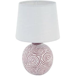 Versa Lampe de bureau Marron Céramique 18 x 30 x 18 cm