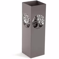 Versa porte-parapluie Arbre de vie Gris Métal Fer 15 x 49 x 15 cm