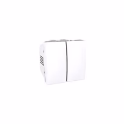 Double va et vient 10A blanc connexion rapide 2 modules UNICA SCHNEIDER ELECTRIC MGU3.213.18 Mécanisme d'interrupteur va et v ...