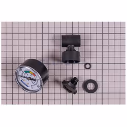 Kit manomètre 1/8" NM pour couvercle 4404020040 KIT manomètre 1/8 pouce pour couvercle de filtre a sable 4404020040 Kit manom ...