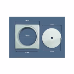 Astral Couvercle et cadre de skimmer, ref 4402010106 reference fabriquant 4402010106 248 x 248 mm Intérieur pour le couvercle ...