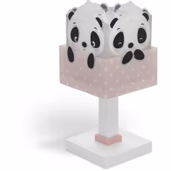 Lampe de chevet - Dalber - Panda - Rose - 30 cm - LED - Enfant