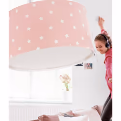 Dalber 82216S éclairage de plafond Rose E27 LED