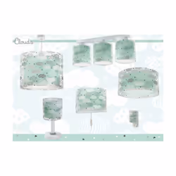 Dalber 41413H éclairage de plafond Vert E27 LED