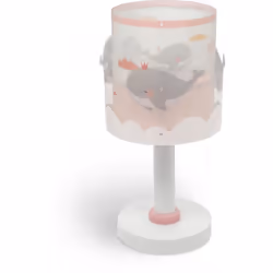Dalber 61171S lampe de table E14 8 W LED Bleu, Rose