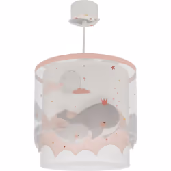 Dalber Whale Dreams éclairage de plafond Rose E27 LED