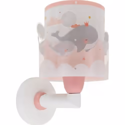 Dalber Whale Dreams, Surface, Cylindre, 1 ampoule(s), E27, Rose