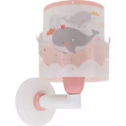Dalber Whale Dreams Rose Adapté à une utilisation à l'intérieur E27 15 W