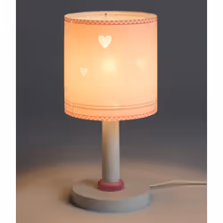 Dalber 62011S lampe de table E14 8 W LED Rose
