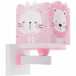 Dalber 63119S, Surface, Carré, 1 ampoule(s), E27, Rose