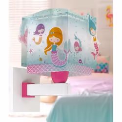 Dalber 63449 éclairage mural Turquoise Adapté à une utilisation à l'intérieur E27 15 W