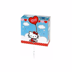 Applique Murale Hello Kitty PVC Dim : 22 x 22 x 7.5 cm Fonctionne avec 2 ampoules non fournies