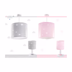 Dalber Sweet Dreams lampe de table E14 8 W LED Gris, Blanc