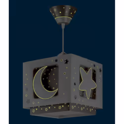 Dalber Moonlight éclairage de plafond Gris E27 LED - Vue supplémentaire 4
