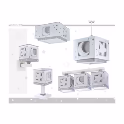 Dalber Moonlight éclairage de plafond Gris E27 LED - Vue supplémentaire 5