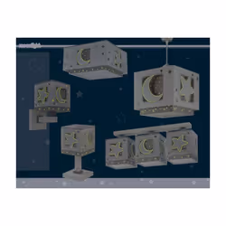 Dalber Moonlight éclairage de plafond Gris E27 LED - Vue supplémentaire 6